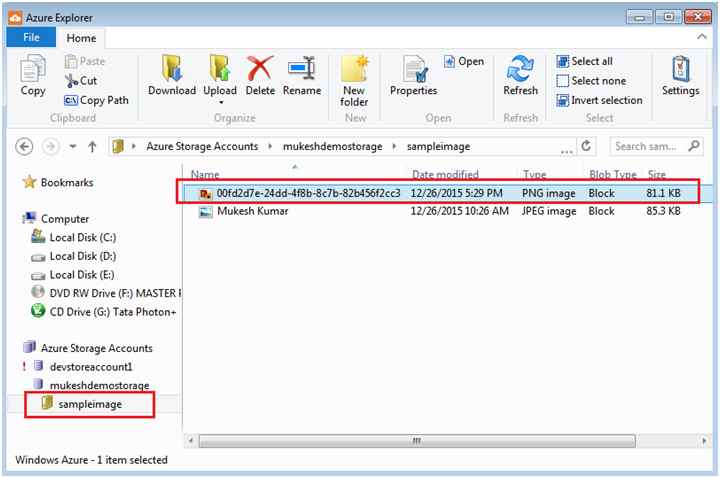 check you uploaded image